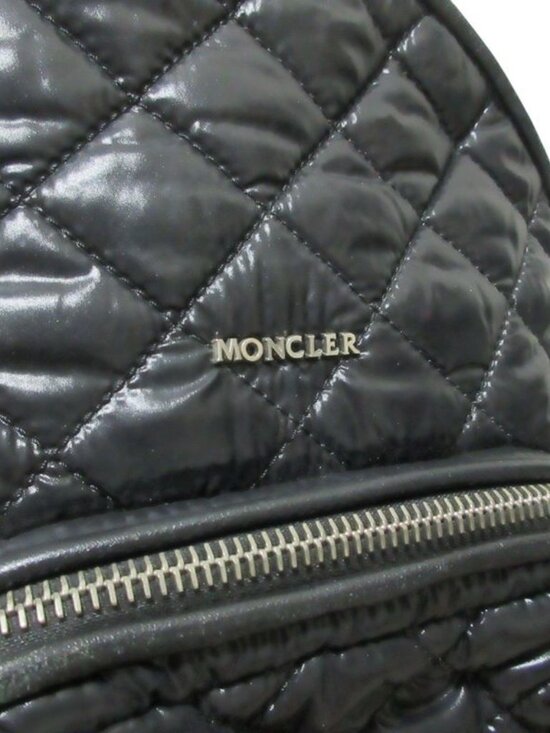 Moncler Florine Zaino Quilted Mini Backpack Black main image 10